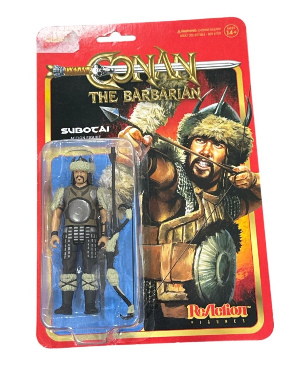 Conan The Barbarian Subotai Reaction Action Figure Super7 Ages 14+ Collectible 2